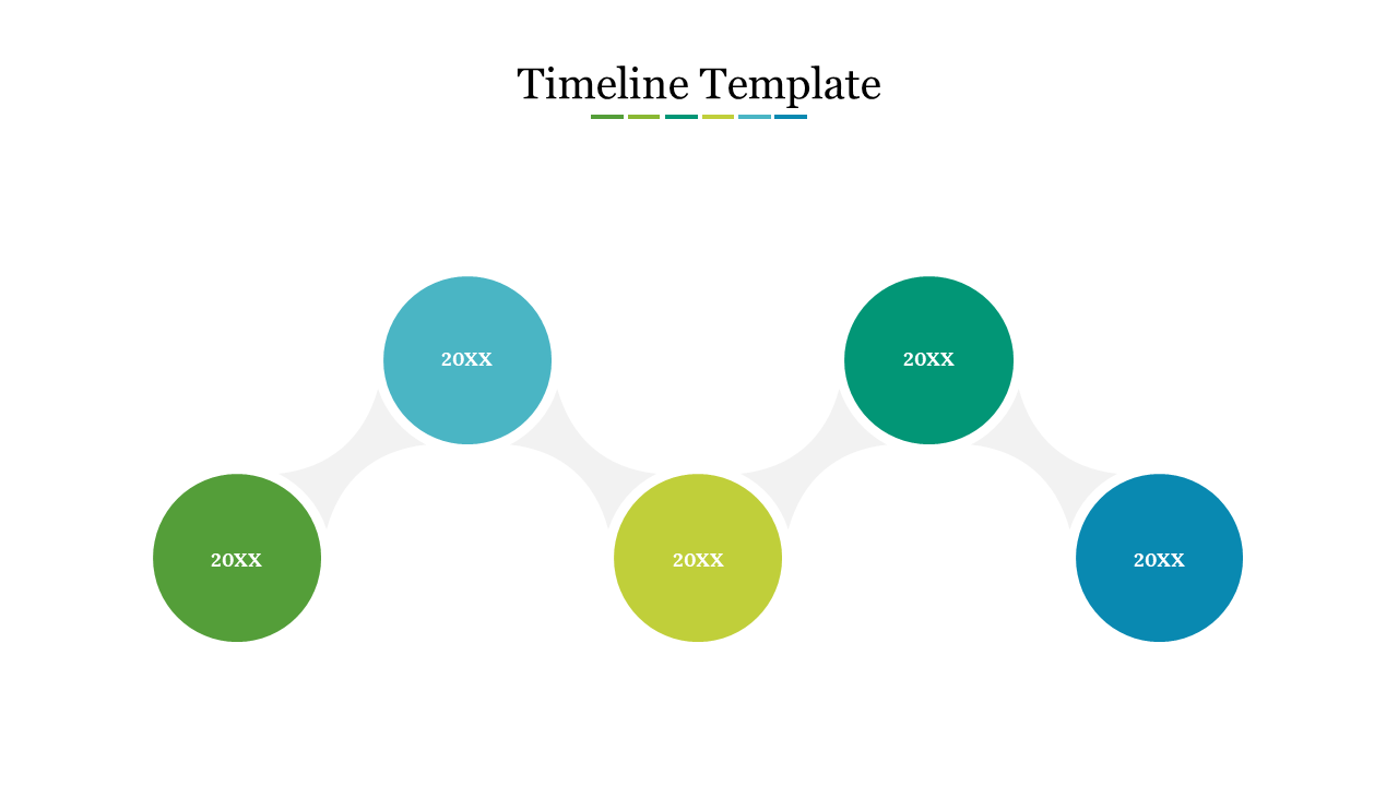 Blank Editable Timeline Template